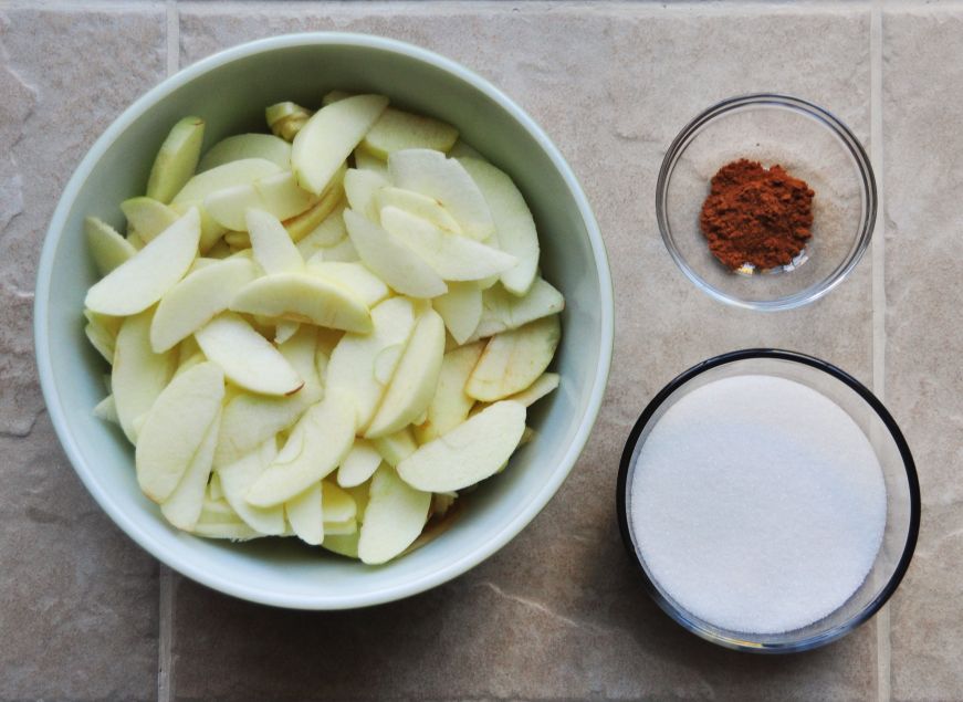 Apple Bars Filling Ingredients