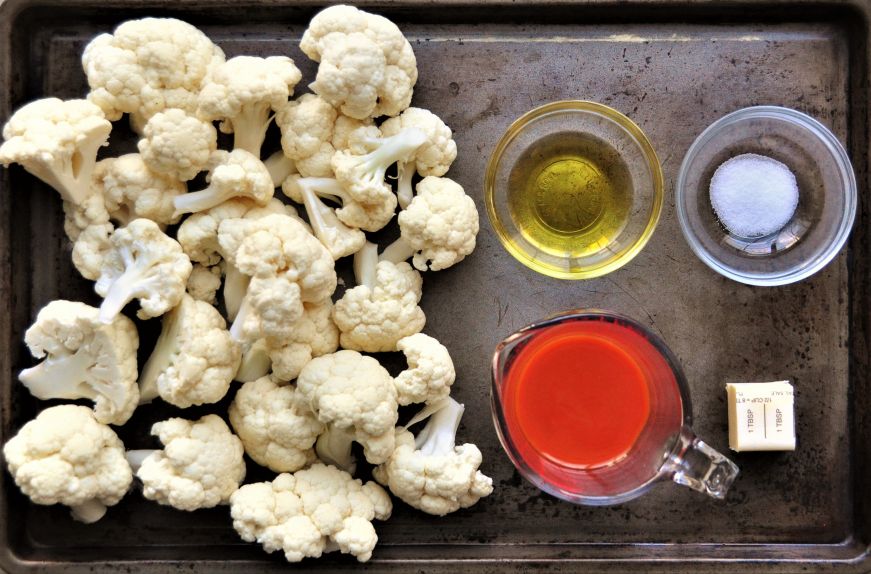 Buffalo Cauliflower Wings Ingredients