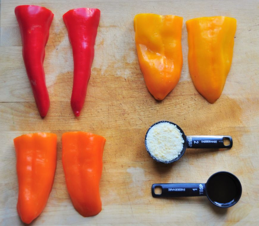 Charred Peppers Ingredients