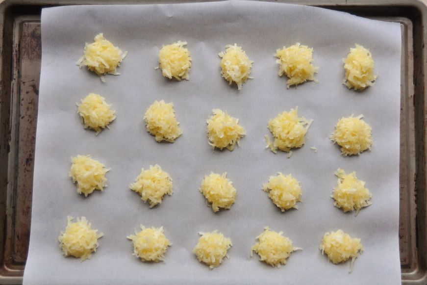 Coconut Macaroons Before Baking