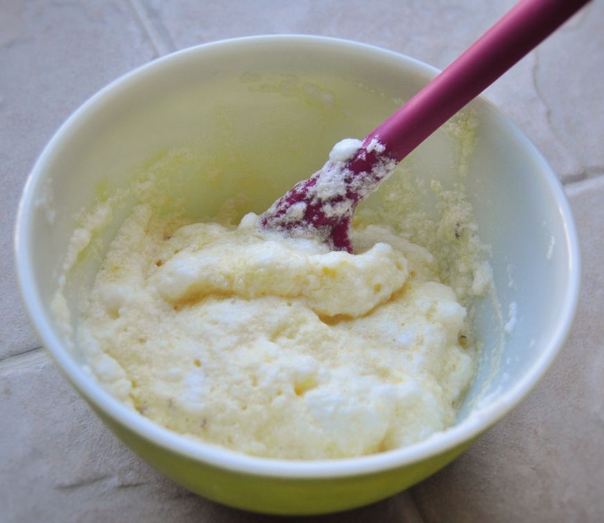 Matzo Ball Egg Yolk and White Mixture