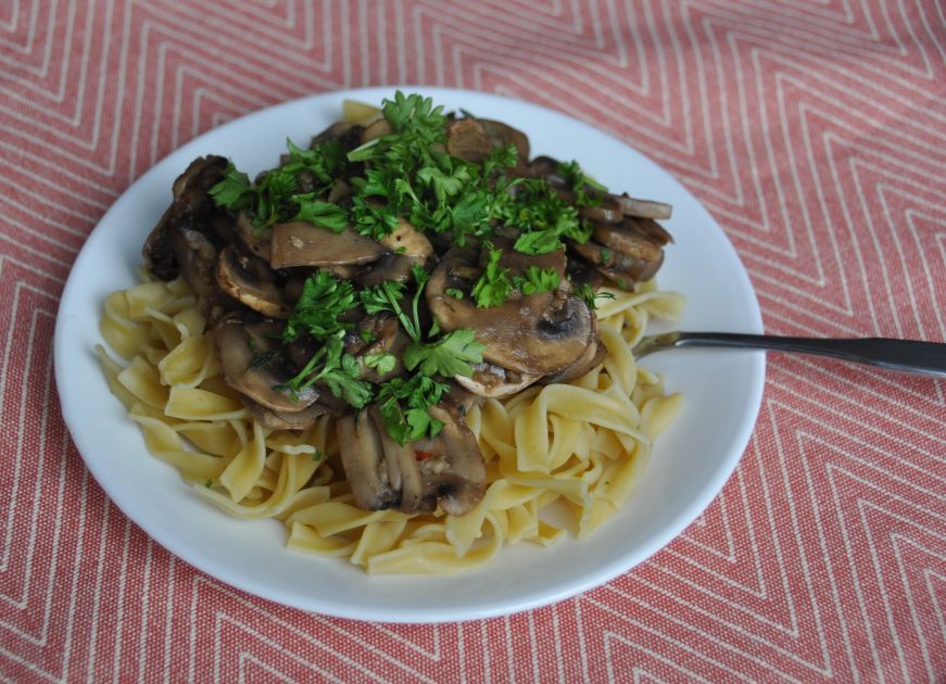 Mushroom Bourguignon