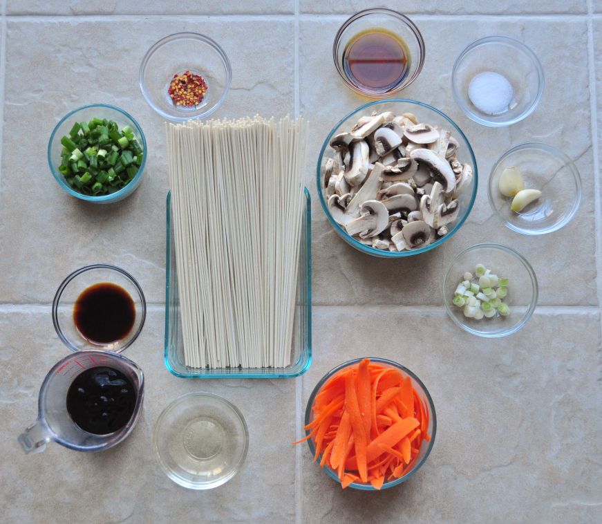 Mushroom Lo Mein