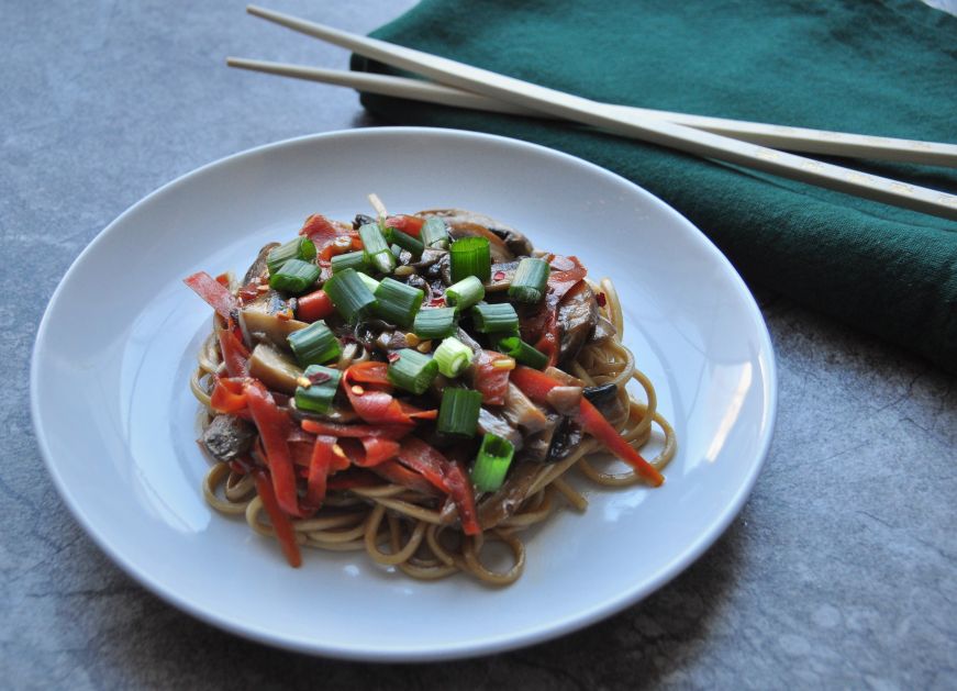 Mushroom Lo Mein