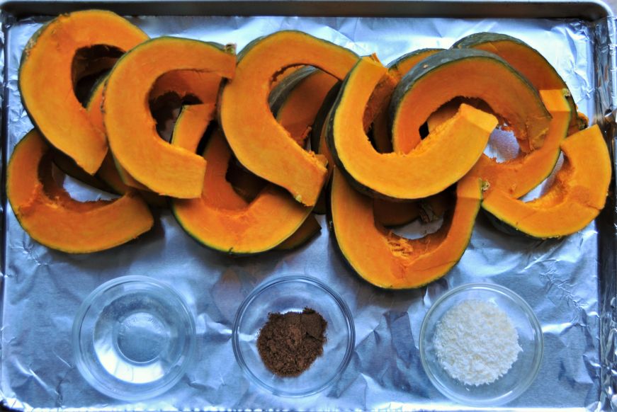 Roasted Buttercup Squash with Garam Masala Ingredients