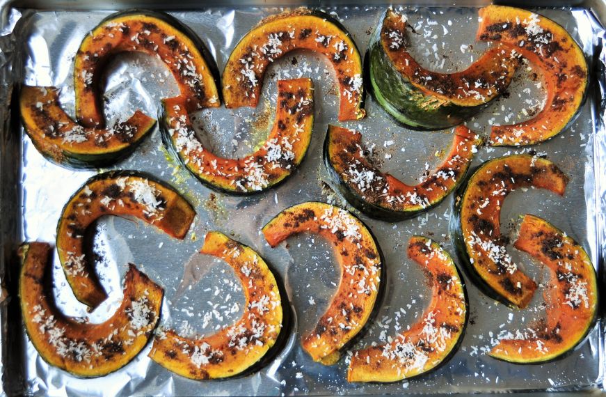 Roasted Buttercup Squash with Garam Masala