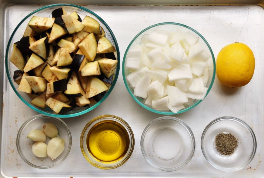 Roasted Eggplant Spread Ingredients