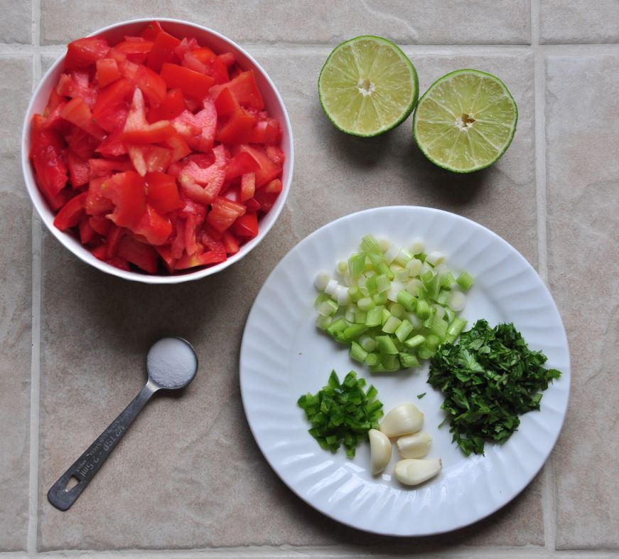 Fresh Salsa Ingredients