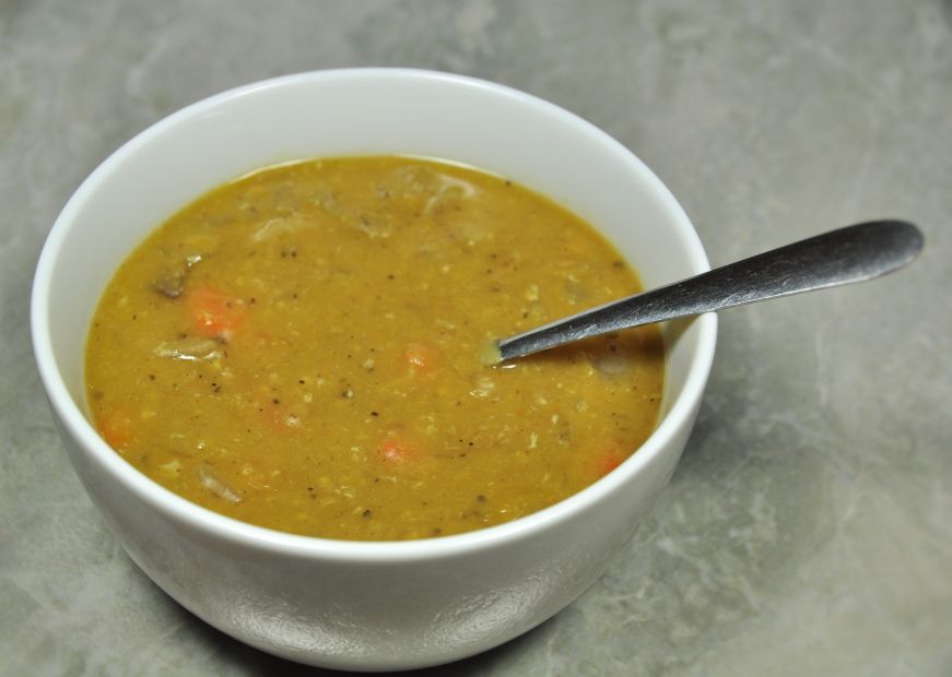 Slow Cooker Vegetarian Pea Soup