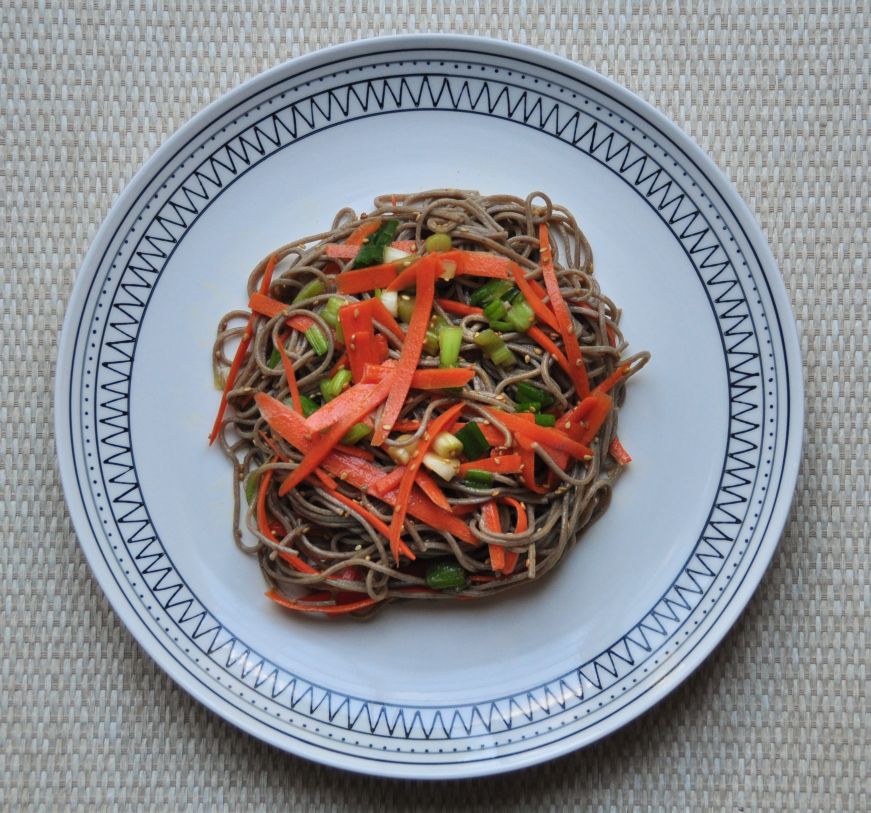 Soba, Sesame, and Carrot Salad