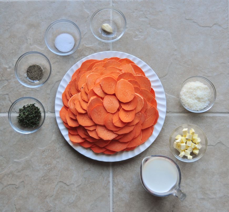 Sweet Potato Gratin Ingredients