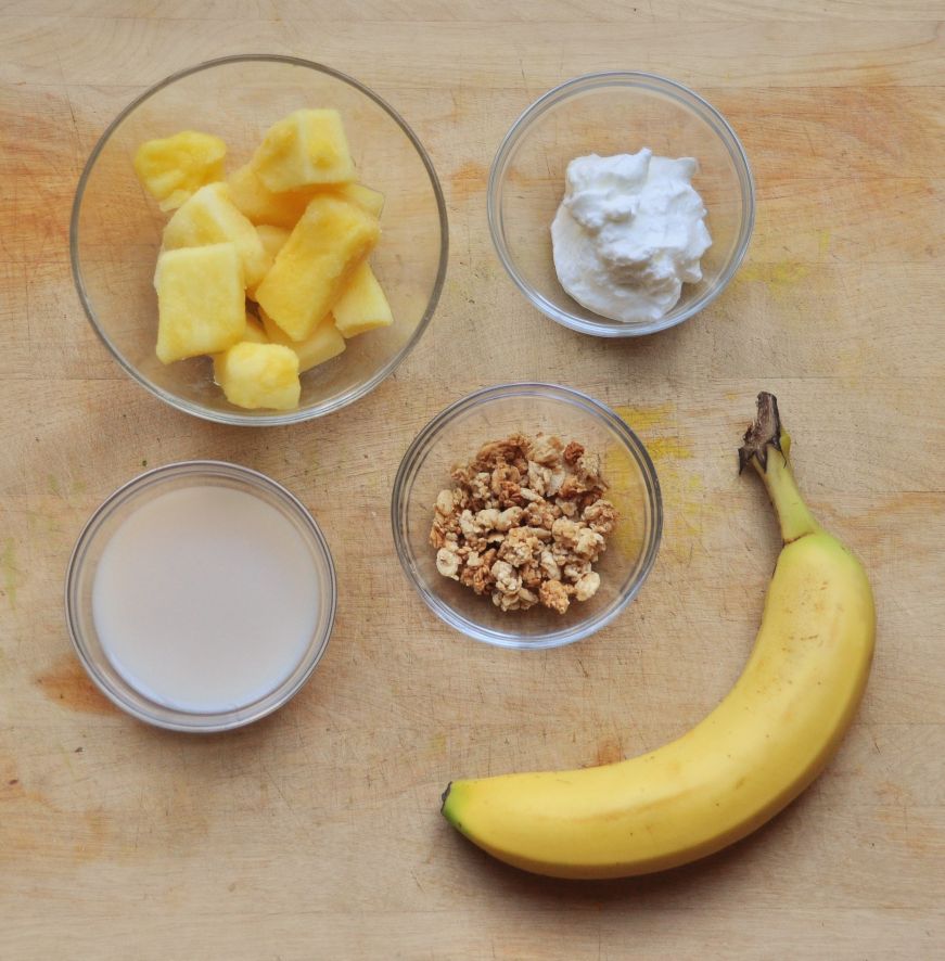 Tropical Smoothie Bowl Ingredients