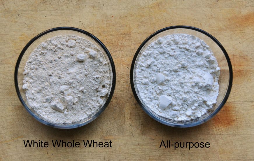 White Whole Wheat and All-purpose Flours