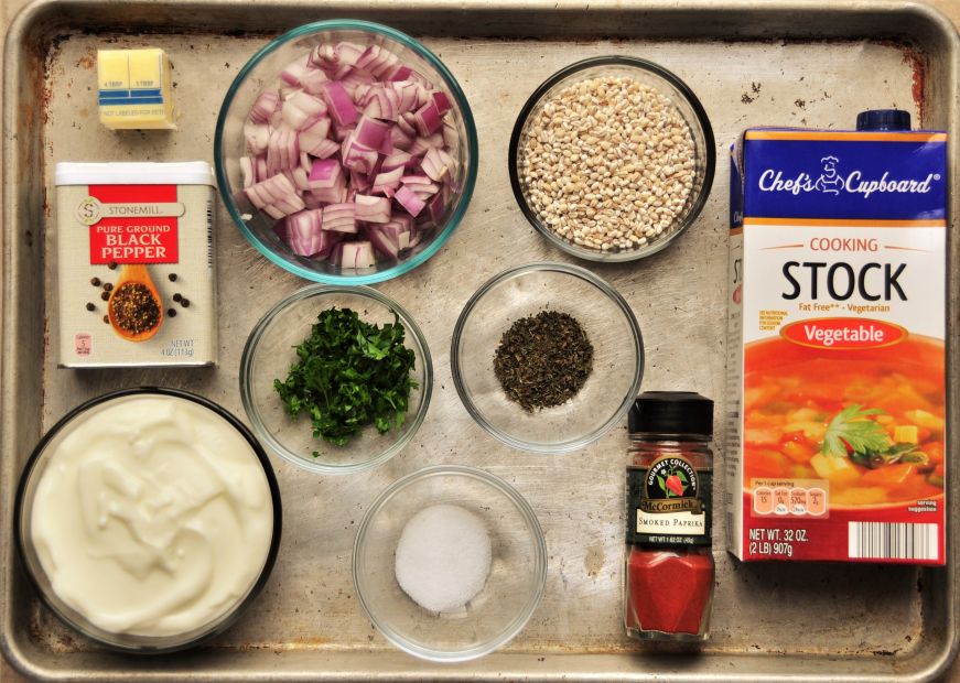 Yogurt Barley Soup Ingredients