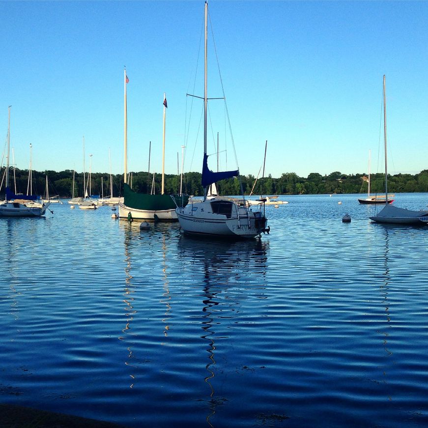 Sailboats on Lake Harriet