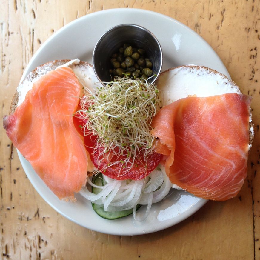 Lox Bagel, Common Roots Cafe
