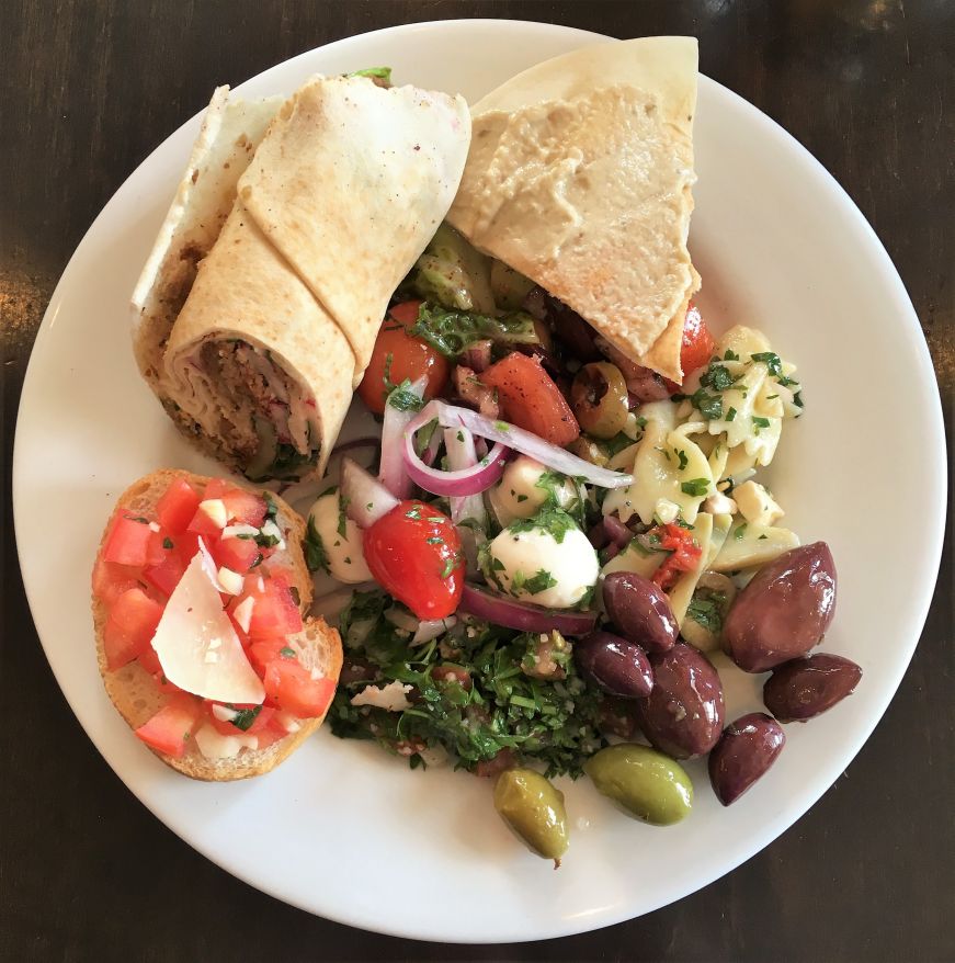 Lunch buffet at Olives, Mankato