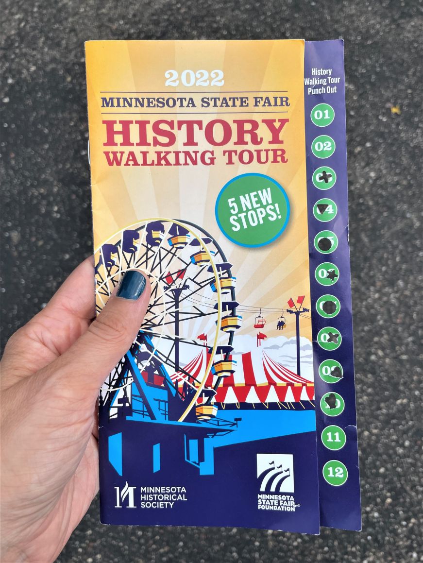 Minnesota State Fair walking tour brochure