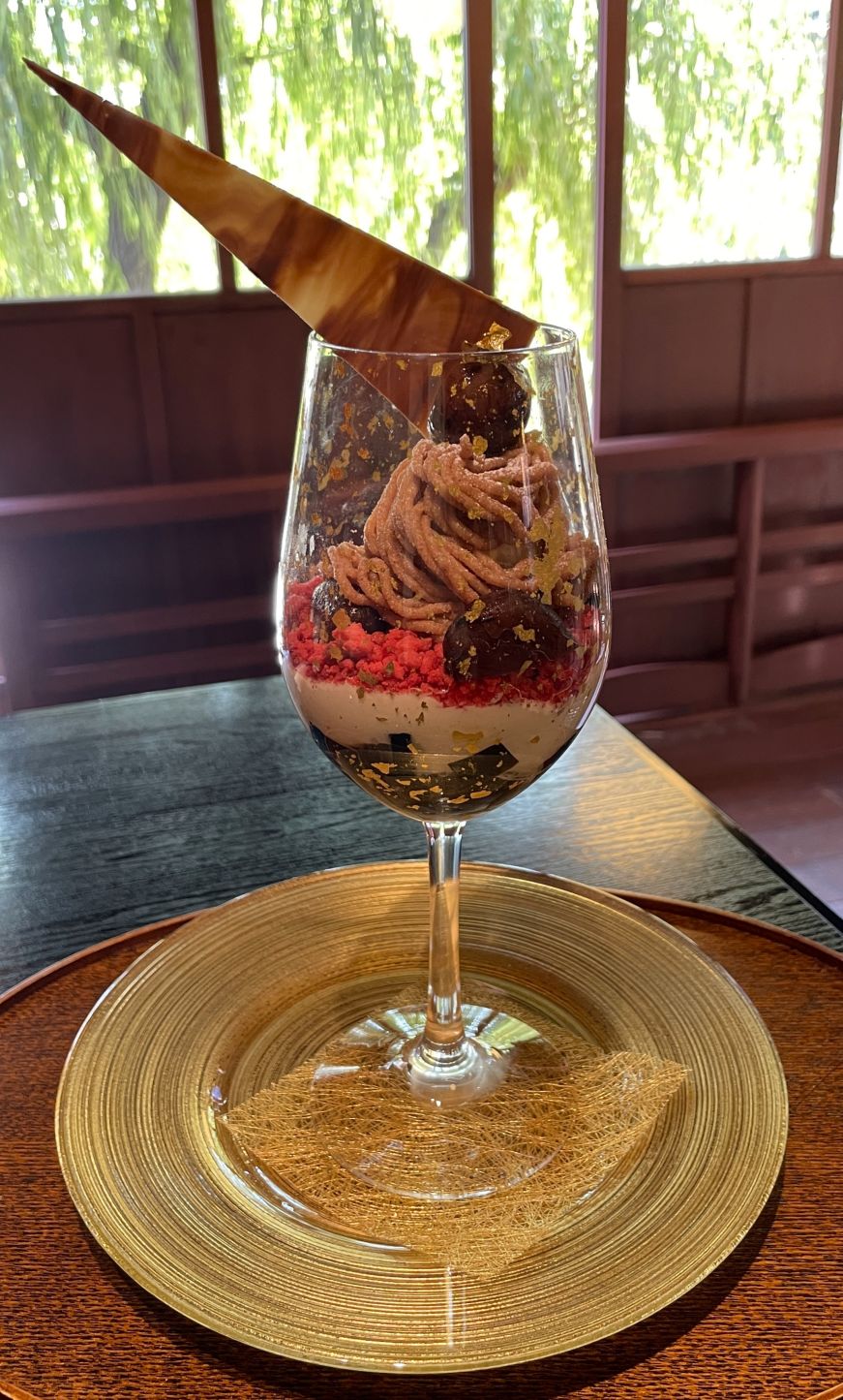 Chestnut mousse parfait