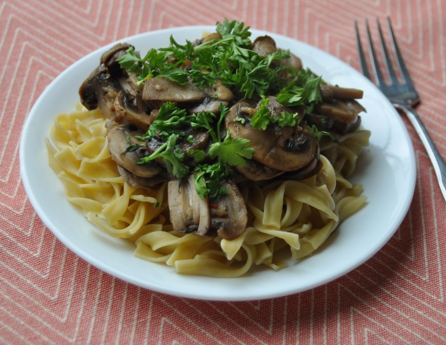 Mushroom Bourguignon