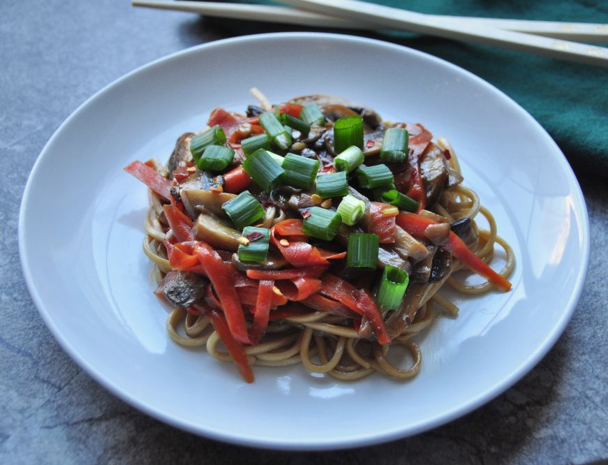 Mushroom Lo Mein