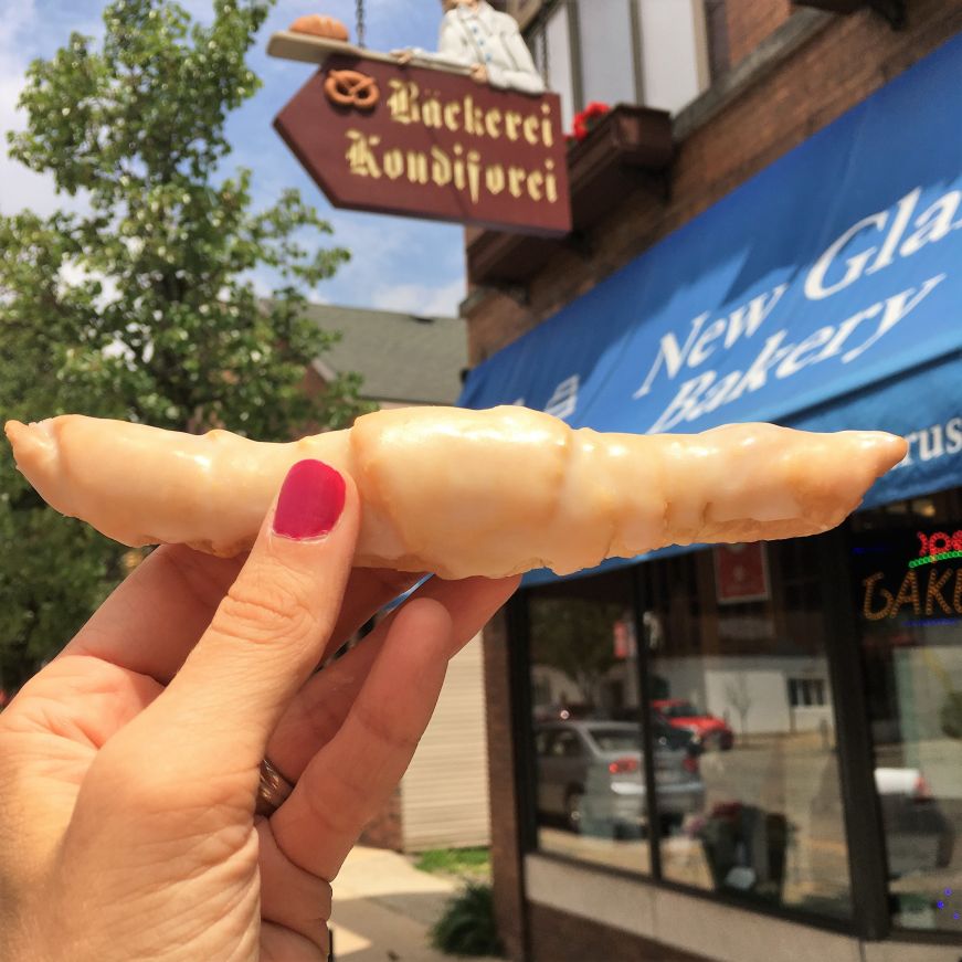 Nut horn, New Glarus Bakery