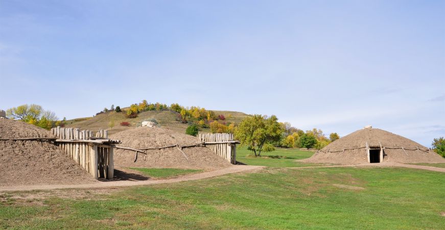 On-A-Slant Village, Fort Abraham Lincoln State Park, North Dakota