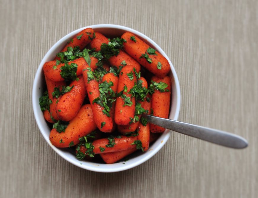 Pan Seared Carrots with Chili and Lime