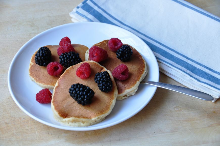 Peanut Butter and Yogurt Pancakes