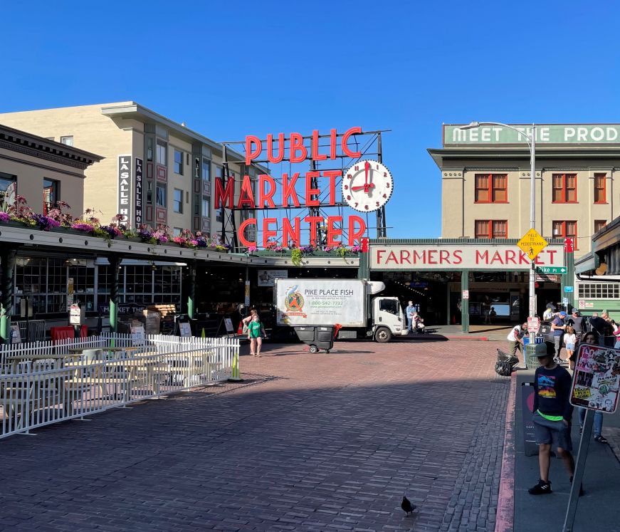 Pike Place Market sign