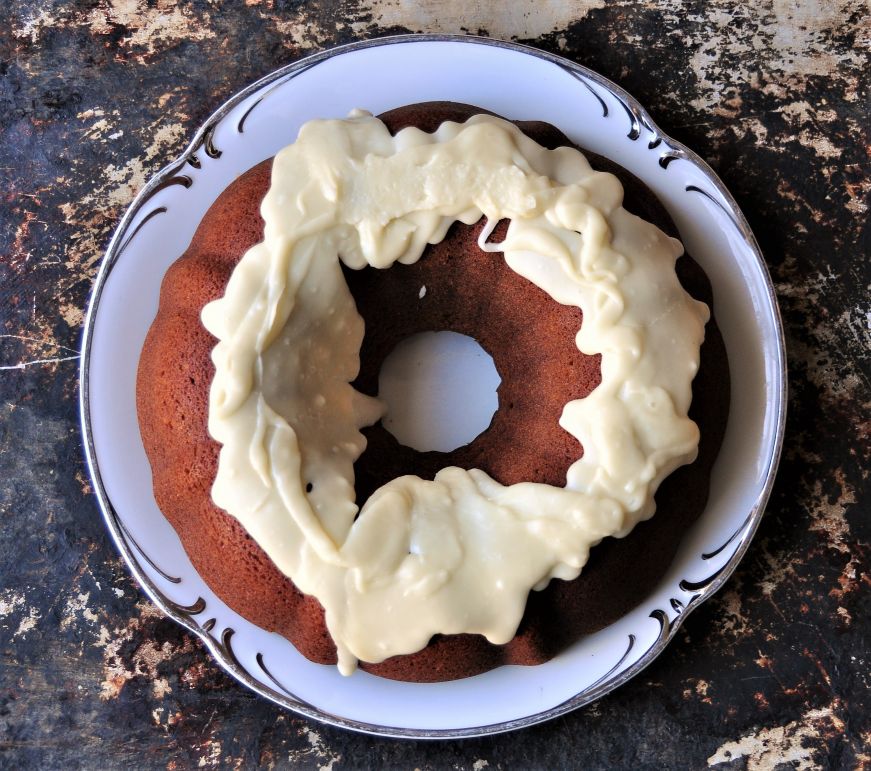 Pumpkin Bundt Cake with Vanilla Glaze
