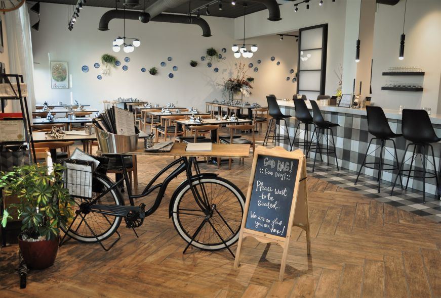 Restaurant interior, The Danish Table, Elk Horn, Iowa