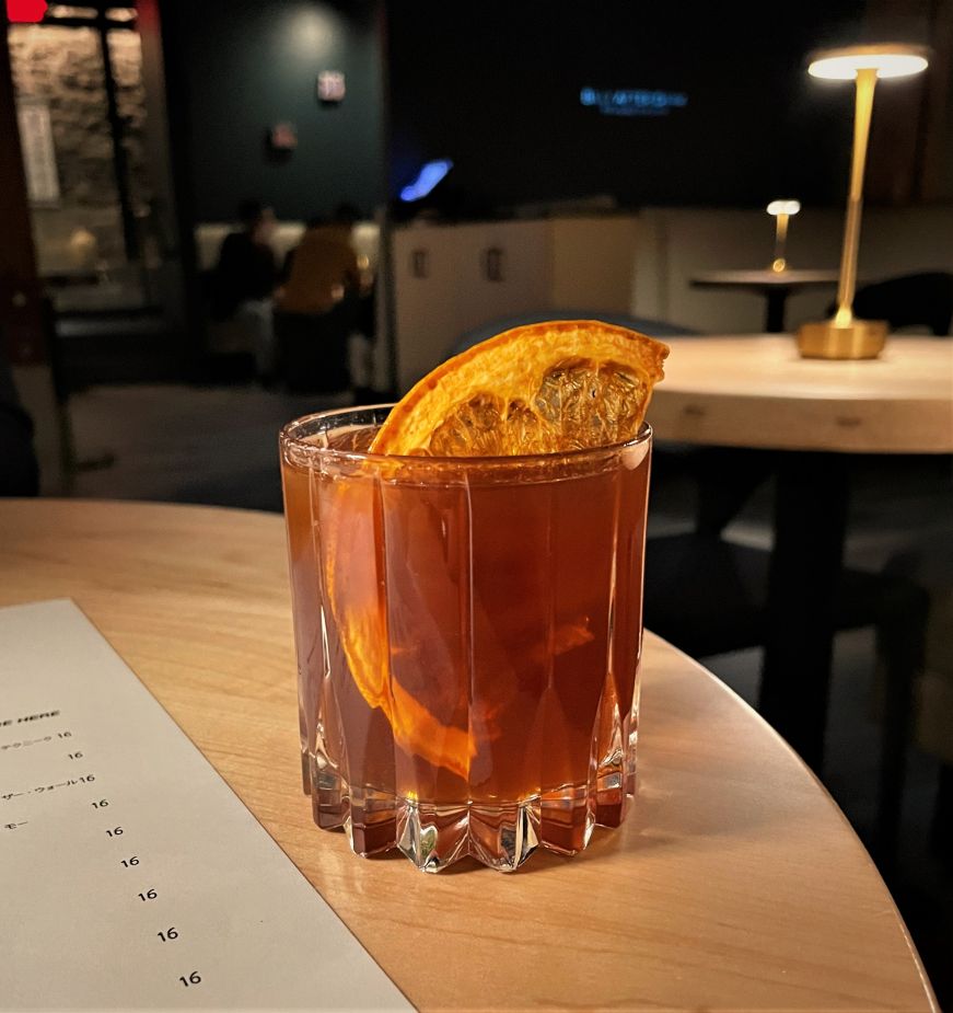 Ridin' Dirty, Billy After Dark Cocktail in a rocks glass