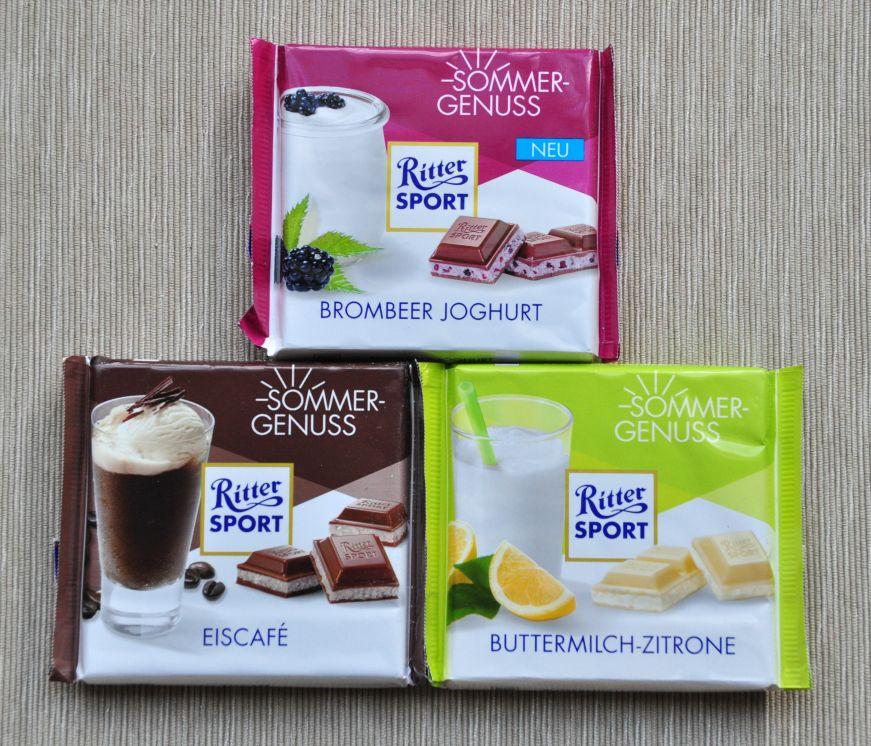 Ritter Sport Summer 2016 Varieties