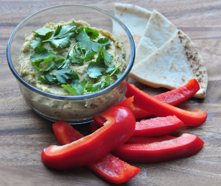 Roasted Jalapeno Hummus