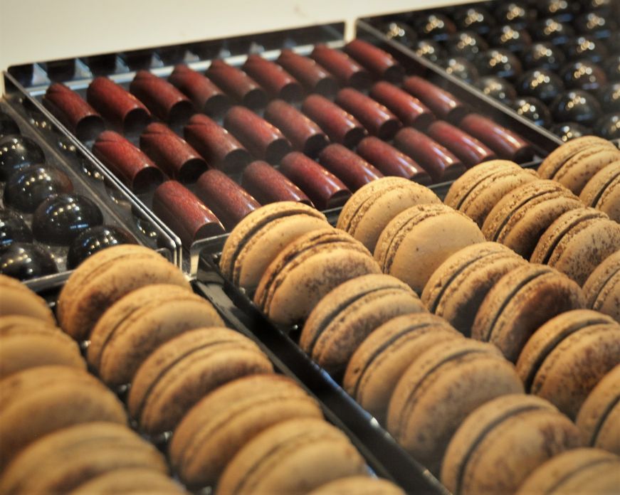 Chocolate and Macarons, Rose Street Patisserie, Keg and Case, St. Paul