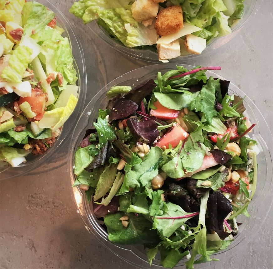 Salads at So Chopped, Janesville