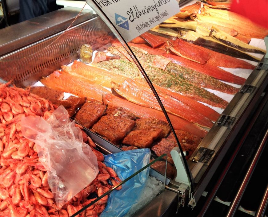 Salmon at the Bergen Fish Market