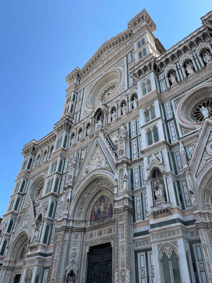 Santa Maria del Fiore Cathedral White cathedral facade