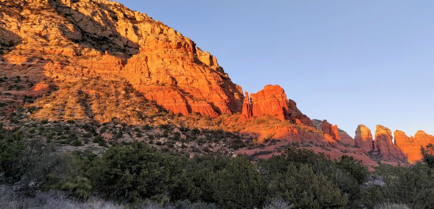 Sedona sunset by our Airbnb
