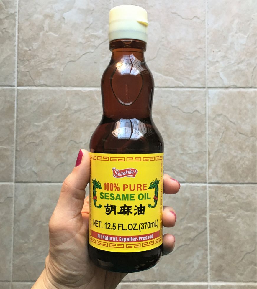 Bottle of sesame oil