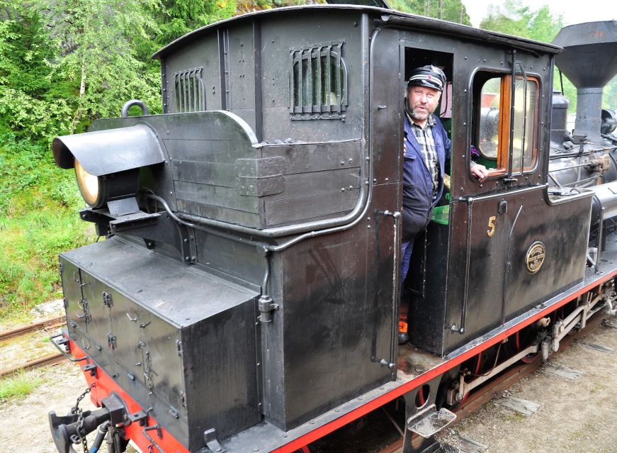 Setesdalsbanen vintage steam train