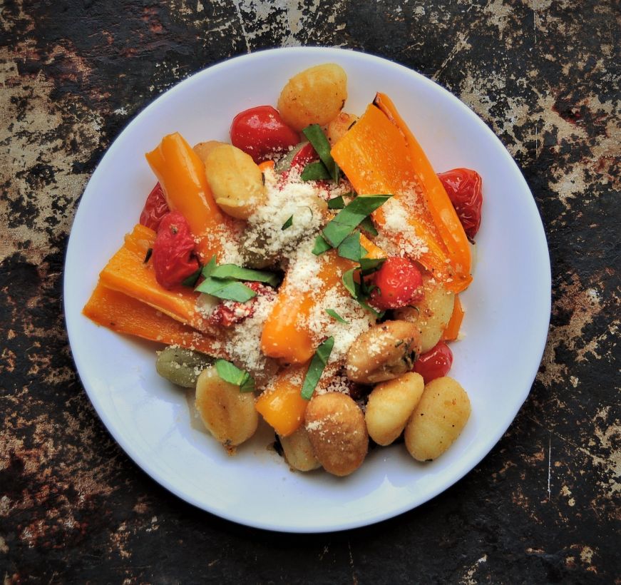 Sheet Pan Gnocchi and Veggies