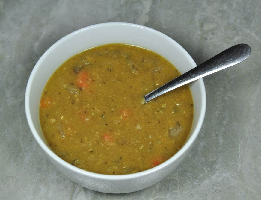 Slow Cooker Vegetarian Pea Soup