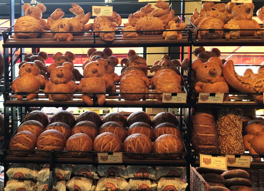 Sourdough at Boudin Bakery, Fisherman's Wharf, San Francisco