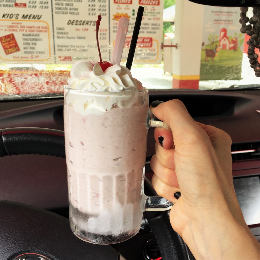 Raspberry malt, Taylors Falls Drive In