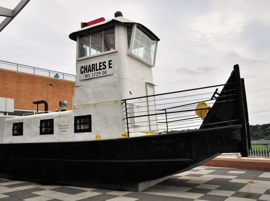 Towboat at the Science Museum of Minnesota