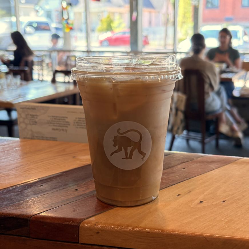 Plastic cup with cold brew