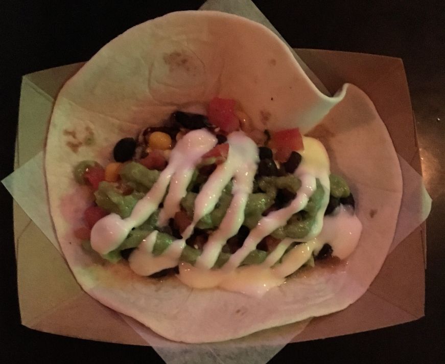 Vegetarian taco, Vinyl Taco, Fargo