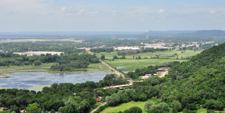 View from Grandad Bluff, La Crosse